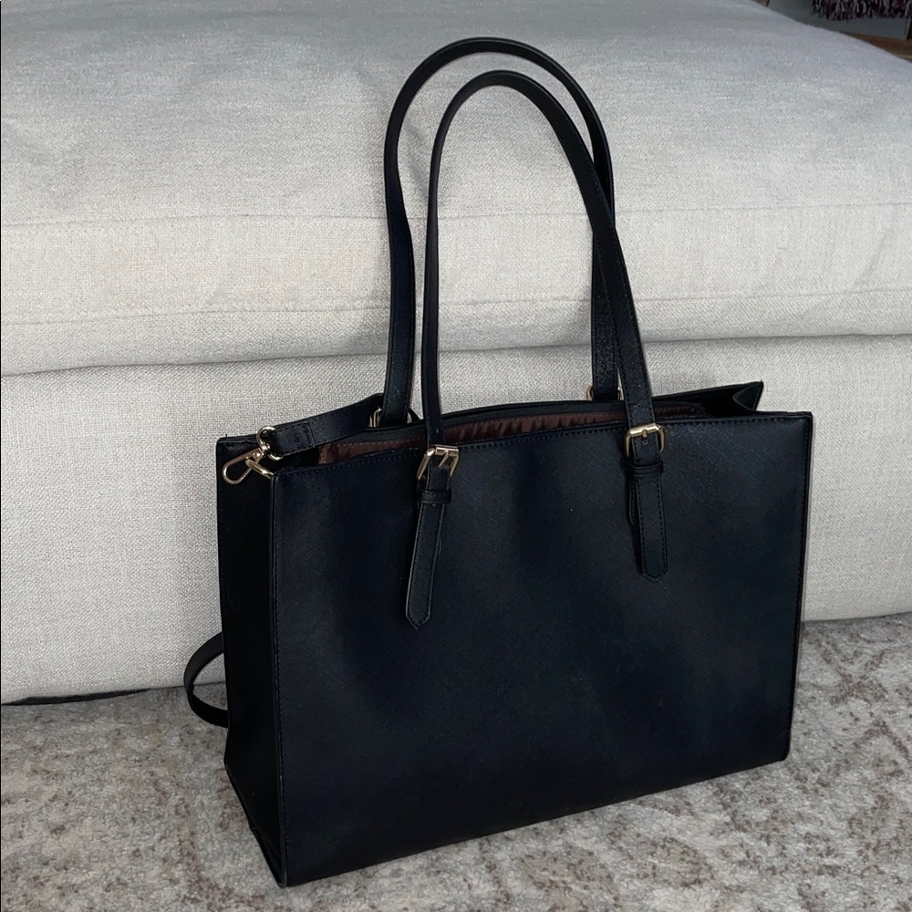 Elegant Black Tote Bag